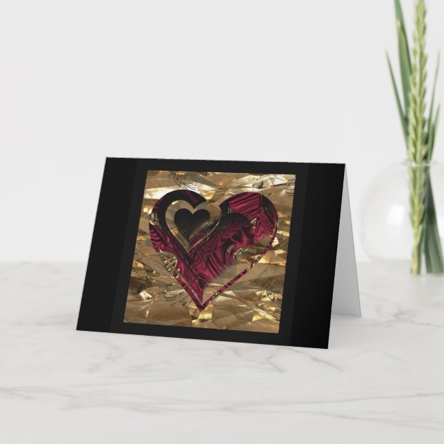 Carte "Une chose d'or de l'amour " * (Devant)