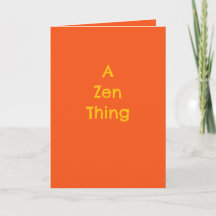 "Une Chose Zen", humour, philosophie, ironie, cade