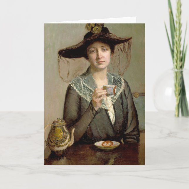 Carte Une coupe de thé | Lilla Cabot Perry (Devant)
