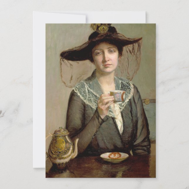 Carte Une coupe de thé | Lilla Cabot Perry (Devant)