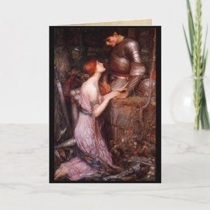 Carte Une dame et son chevalier