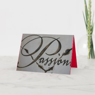 CARTE - une expression romantique et passionnée de