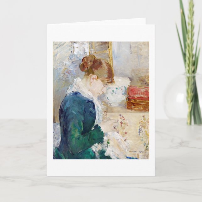 Carte Une Femme Couchant, Berthe Morisot (Devant)