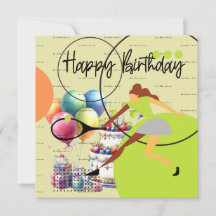 Une femme de tennis joue à Happy Birthday sur jaun