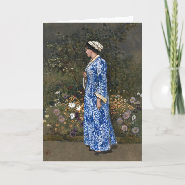 Carte Une femme en Kimono | Walter Crane (Devant)