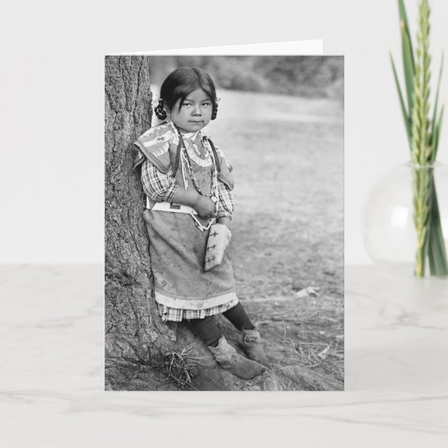 Carte Une fille Umatilla (Devant)