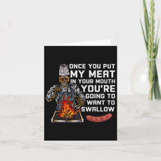 Carte Une Fois Que Vous Mettez Ma Viande Dans Votre Bouc