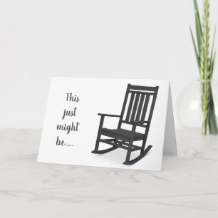 Carte UNE "GRANDE CHAISE" POUR VOTRE "70ème" ANNIVERSAIR