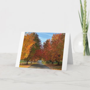 CARTE UNE JOLIE JOURNÉE D'AUTOMNE "JEUX ANNIVERSAIRE"