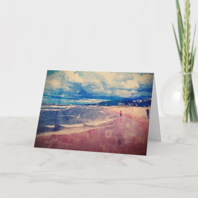 Carte Une Journée À La Plage (Devant)