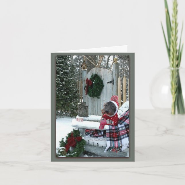 Carte Une Journée d'Hiver Merveilleuse  (Devant)