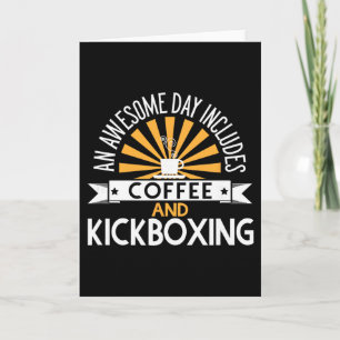 Carte Une journée géniale comprend du café et du kickbox