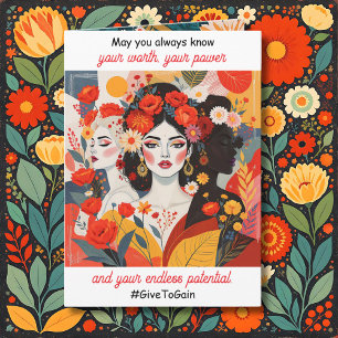 Carte Une Journée internationale des femmes inspirante