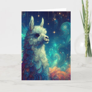 Carte Une lama adorable
