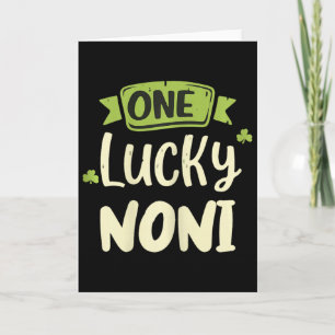 Carte Une Noni chanceuse St. Patrick drôle d'assortiment