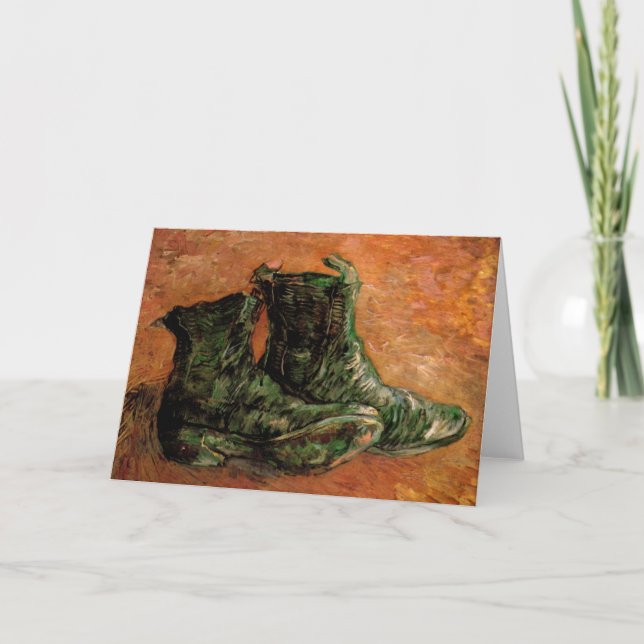 Carte Une paire de chaussures de Vincent van Gogh (Devant)