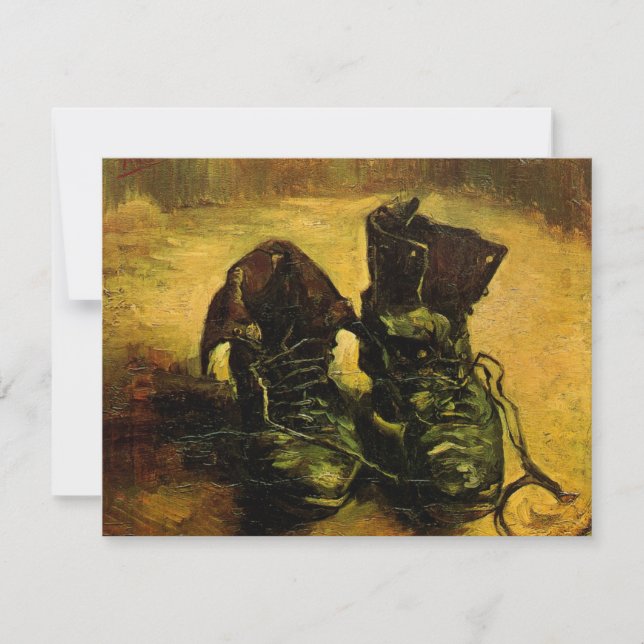 Carte Une paire de chaussures de Vincent van Gogh (Devant)