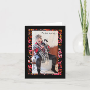 Carte Une pensée humoristique quand les biscuits tombent