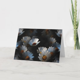 Carte Une Pléthore De Marguerites Flottantes Isolées Sur