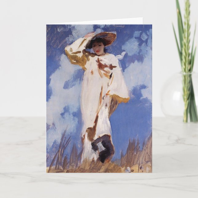 Carte Une rafale de vent par John Singer Sargent (Devant)