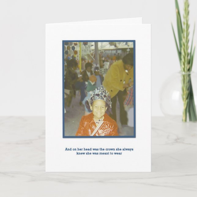 Carte Une reine vraie (Devant)