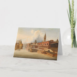 Carte Une scène vénitienne   Johann Wilhelm Jankowsky