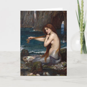 Carte Une sirène   John William Waterhouse