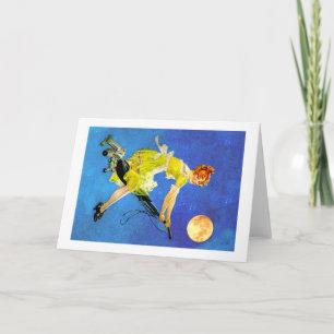 Carte Une sorcière moderne marche un vide