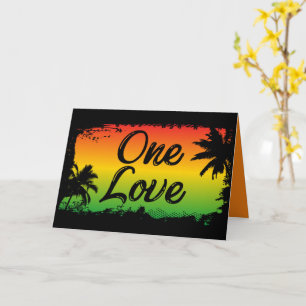 Carte Une unité d'amour et le respect pour toutes les ra