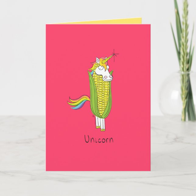 Carte Unicorn Funny Kids (Devant)