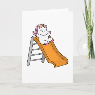 Carte Unicorne avec aile