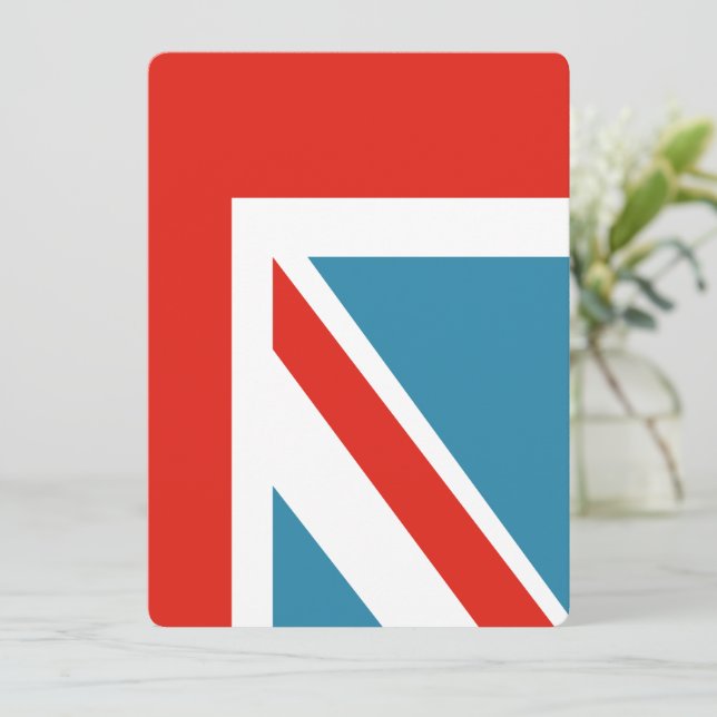 Carte Union Jack (Debout devant)