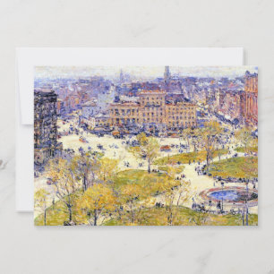 Carte Union Square au printemps par Frederick Childe Has