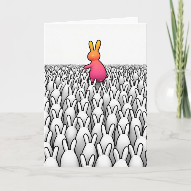 Carte Unique Bunny Art Card (Devant)