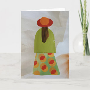 Carte Unique Collage Terre Mama Maggie Blank