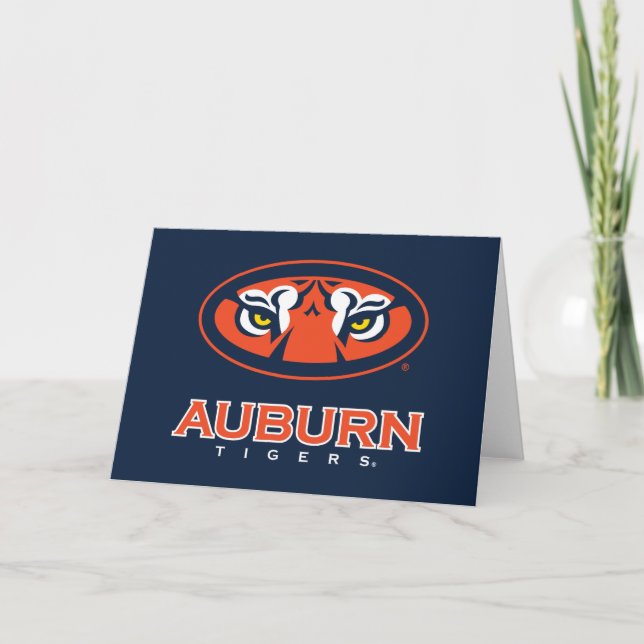 Carte Université d'Auburn | Auburn Tigers (Devant)