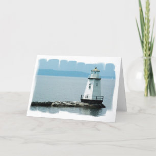 Carte Unusual Lighthouse Greeting Card