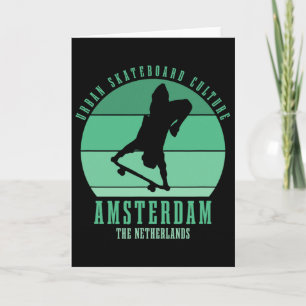 Carte Urne de Skateboardeur d'Amsterdam Skateboarding 5
