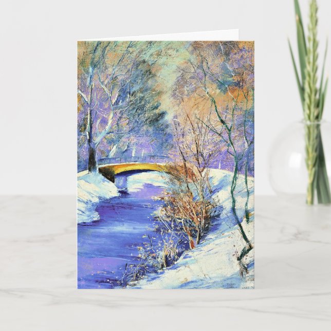 Carte Ury - Tiergarten im Winter, célèbre peintureTier (Devant)