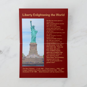 Carte USA 1895 $5 Liberty Half Eagle Note Card