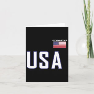 Carte Usa Drapeau Gymnastique Équipe Cool Matériel de gy