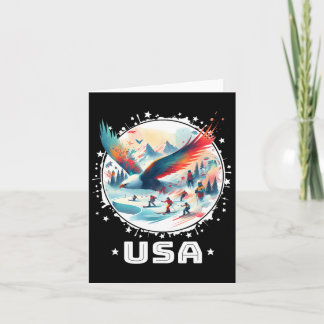 Carte Usa Go États-Unis Sports d'hiver Usa Team Apparenc