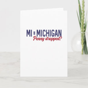 Carte USA - MI = Michigan Pas Minnesota Confusion