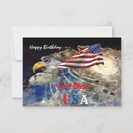 Carte USA Whirling Earth Flexible Photo Magnet
