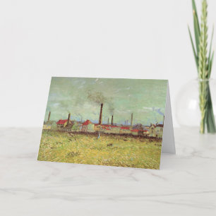 Carte Usines à Asnières par Vincent van Gogh