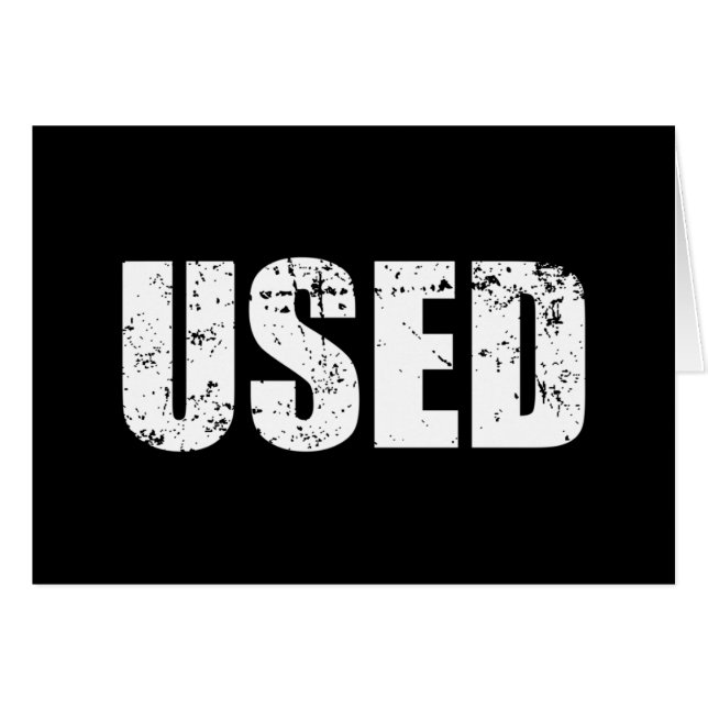 CARTE UTILISÉE (Devant horizontal)