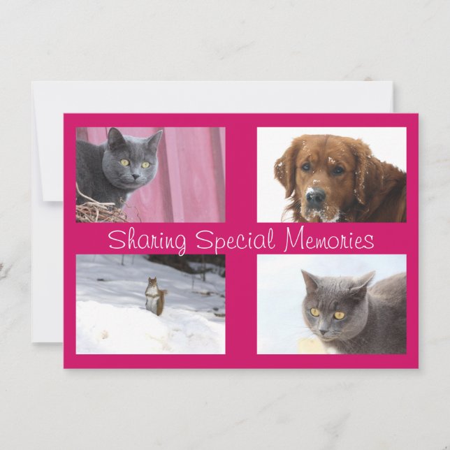 Carte Utilisez Vos Propres Photos (Devant)