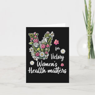 Carte V Pour Victoire ; Santé des femmes S
