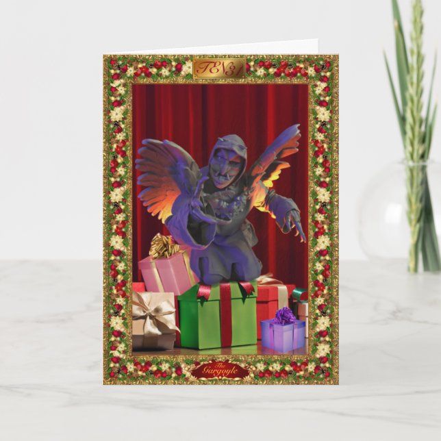 Carte Vacances Art Vacances Gargoyle de TEN31 (Devant)