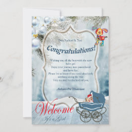 Carte Vacances bébé de l'année